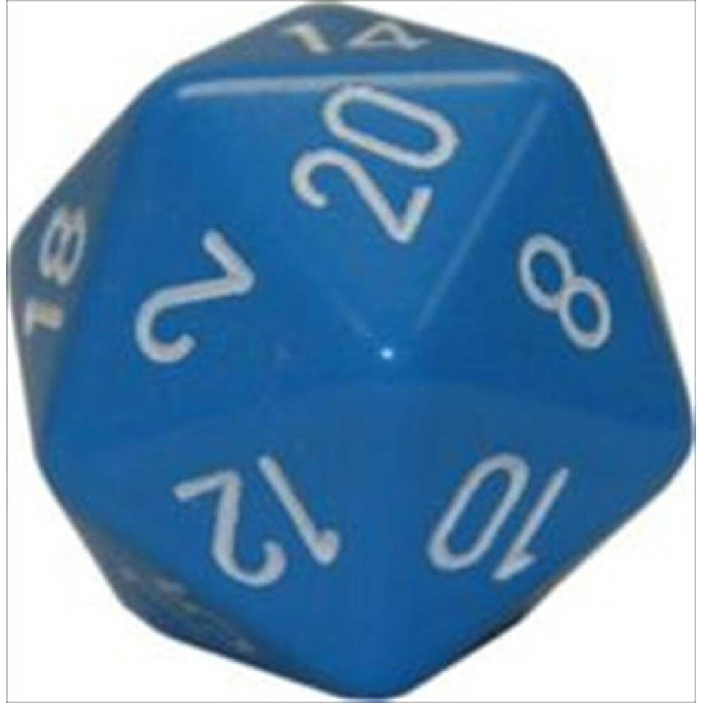 D20 Kości nieprzezroczyste (34 mm)