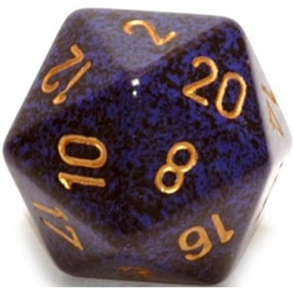 D20 Dice moucheté (34 mm)