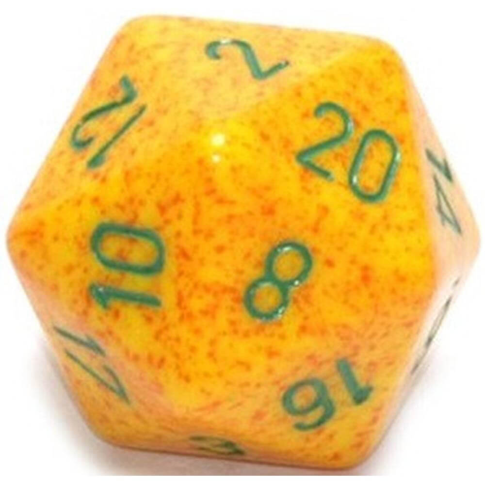 D20 dados moteados (34 mm)