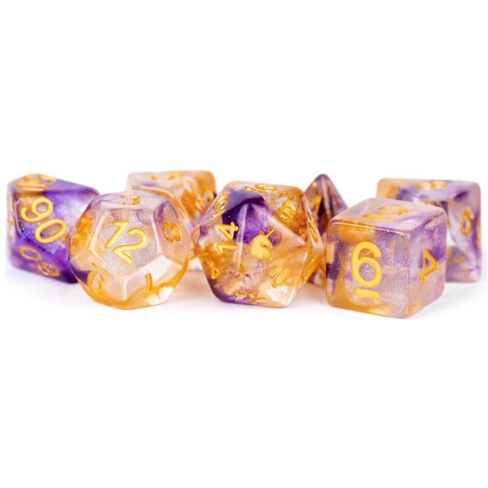 MDG Unicorn Resin Polyedral Dice Set