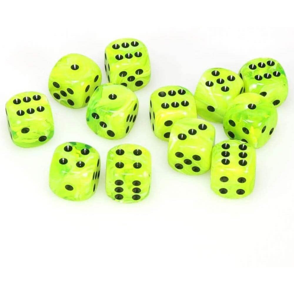 D6 DICE VORTEX 16mm (12 DICE)