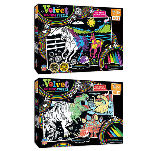 MP Kids Velvet Coloring Puzzle (60 pcs)