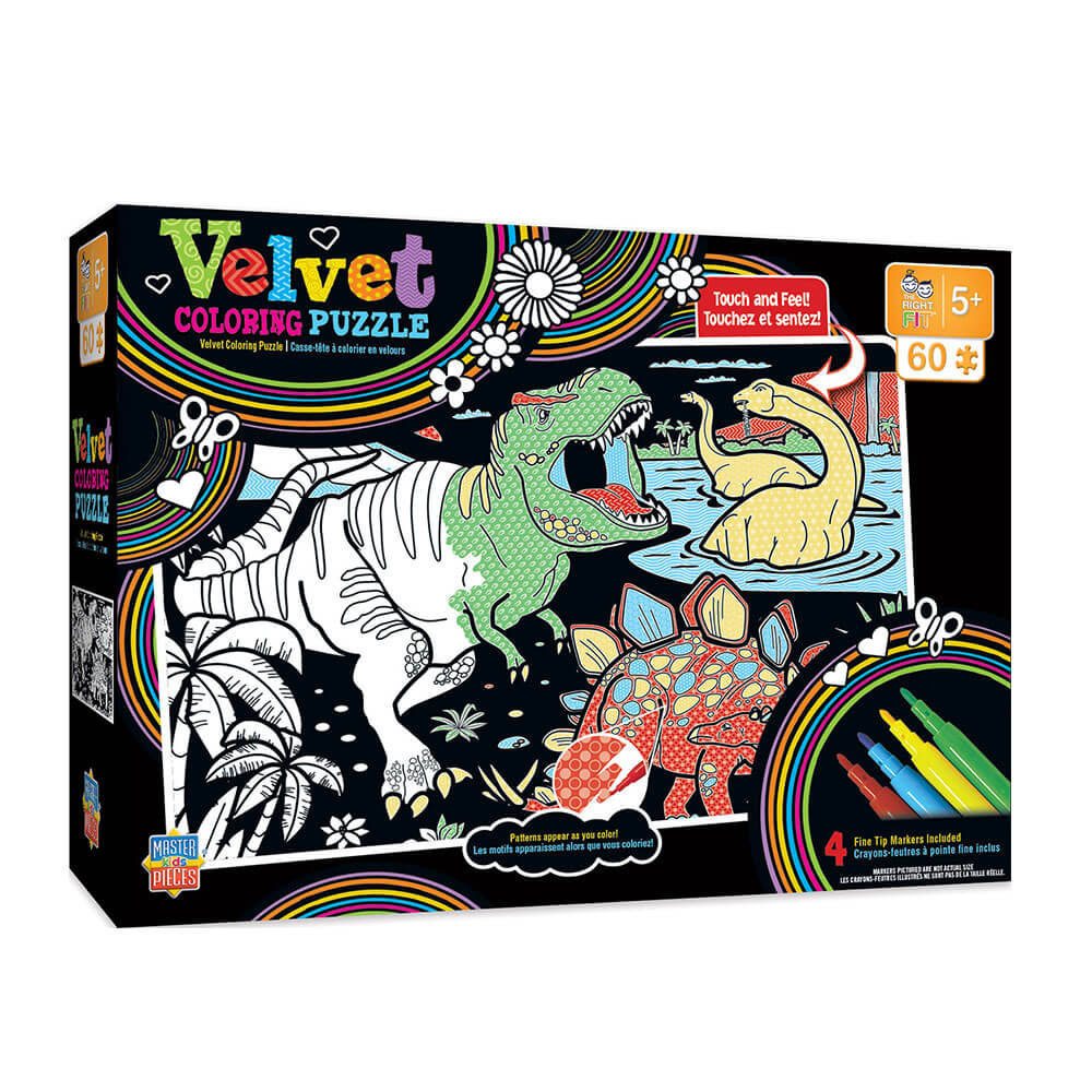 MP Kids Velvet Coloring Puzzle (60 PCs)