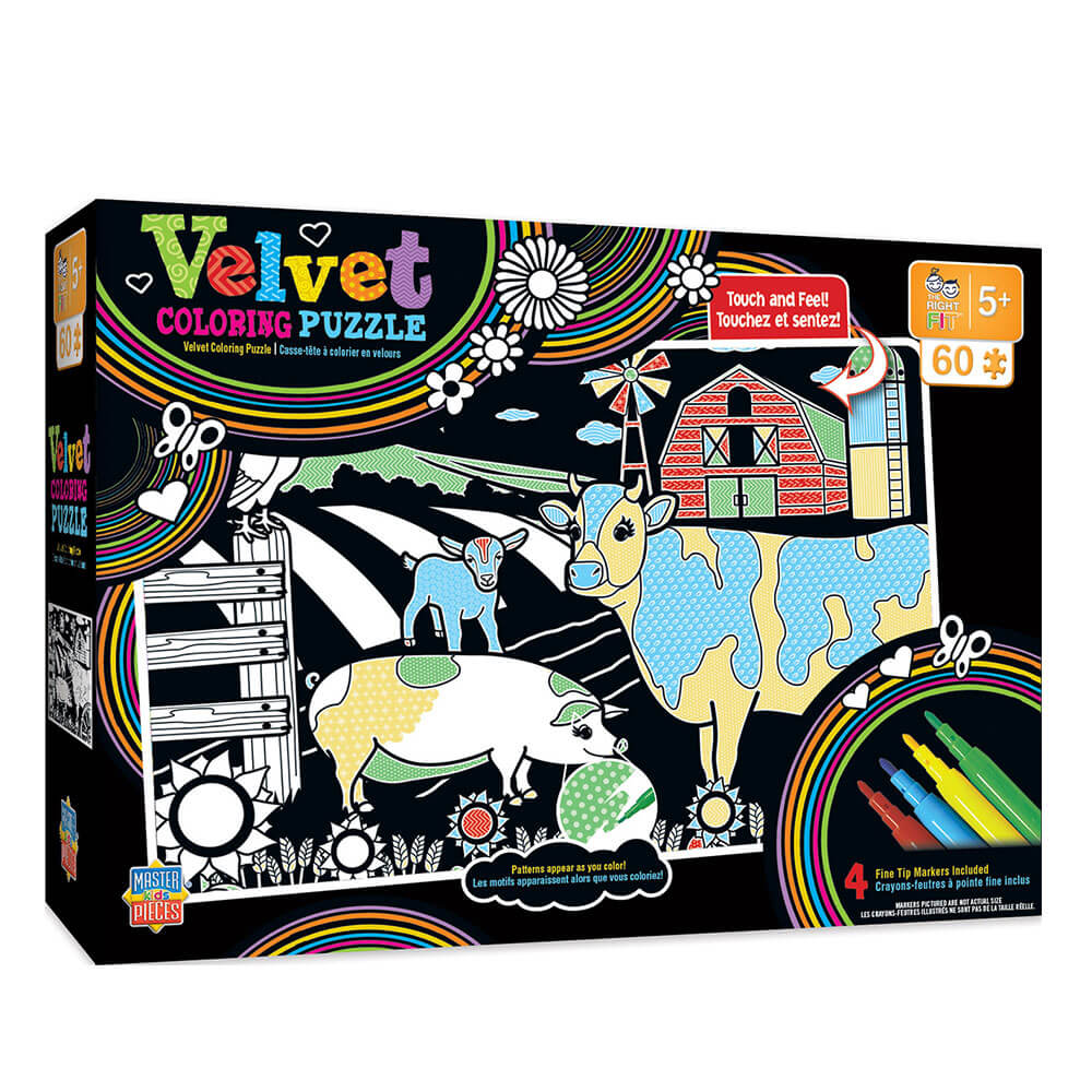 MP Kids Velvet Coloring Puzzle (60 st)