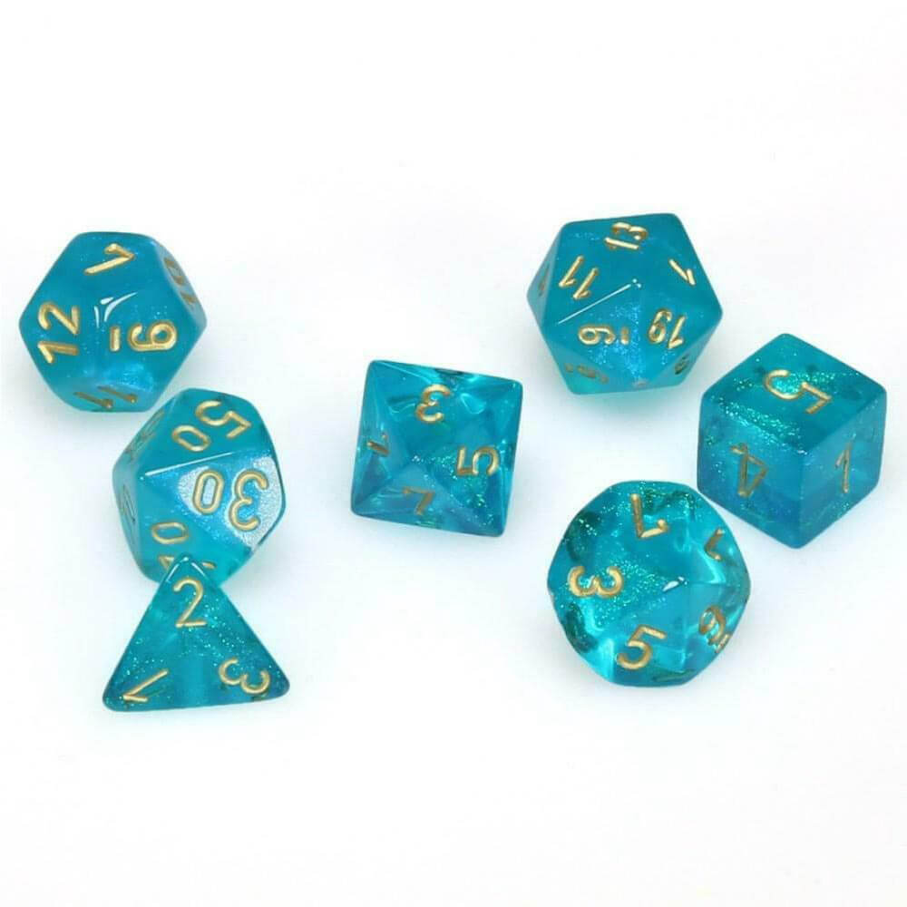 D7 Die Set Dice Borealis Poly (7 terninger)