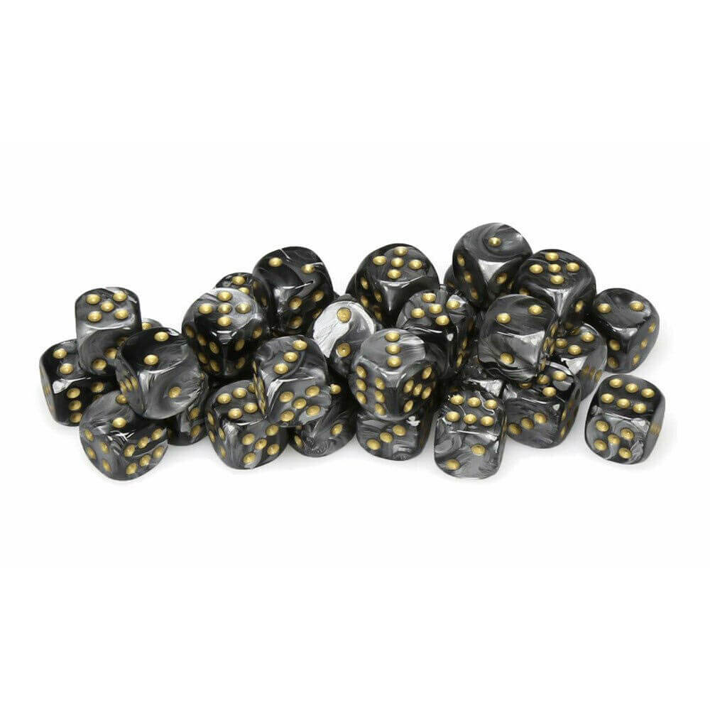 D6 Dice Lustrous 12 mm (36 dés)