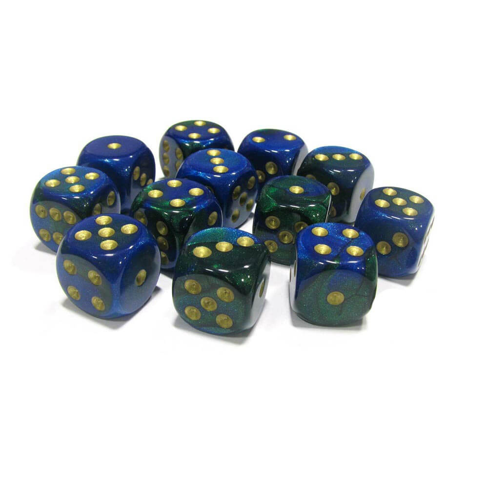 D6 DICE GEMINI 16MM (12 DICE)