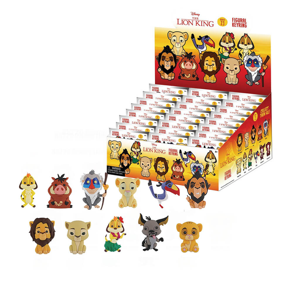 Schlüsselanhänger 3D Blind Bag Disney (24 Stück)