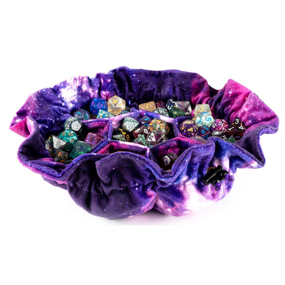 MDG Velvet Compartiment Dice Bag met zakken