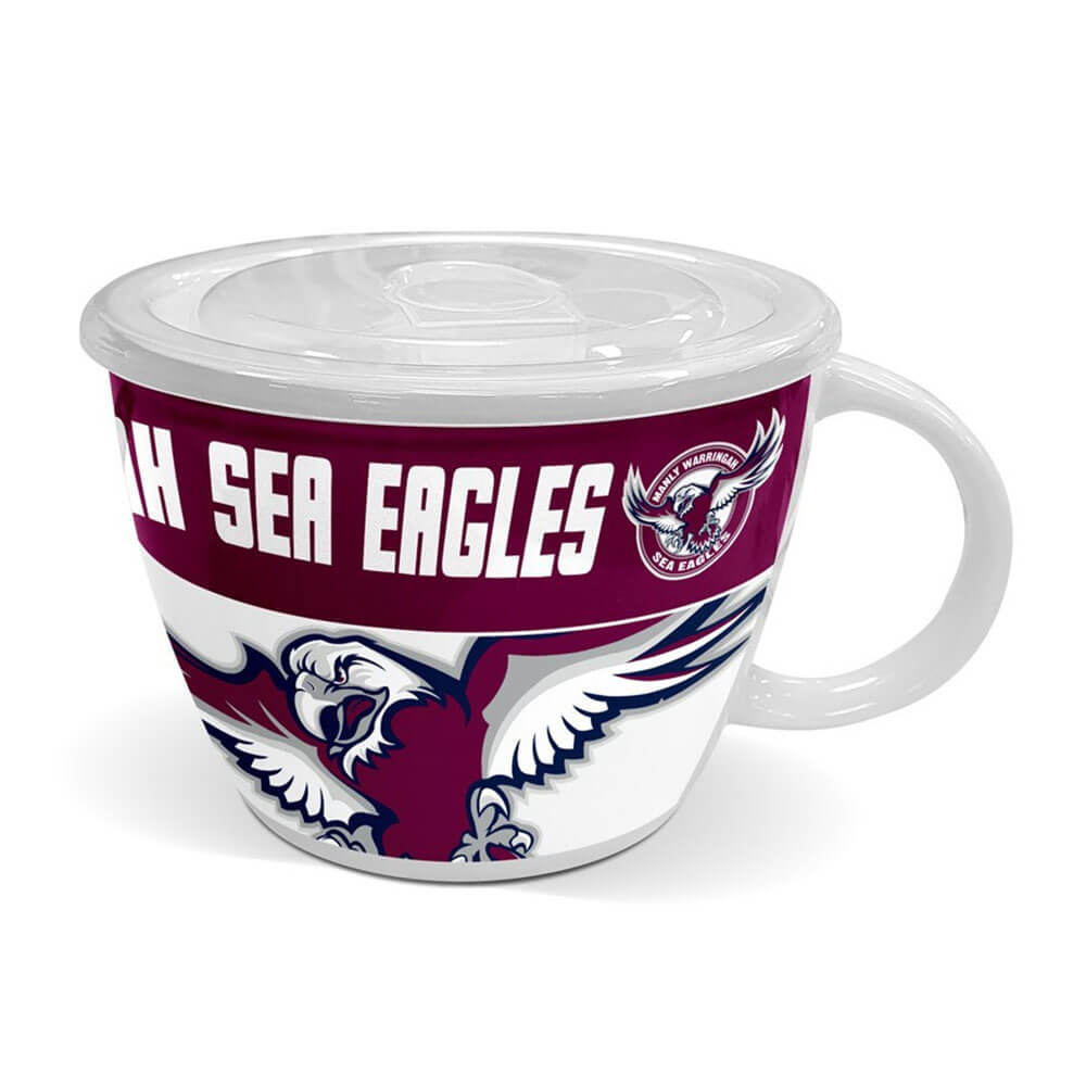 Tasse de soupe NRL avec couvercle