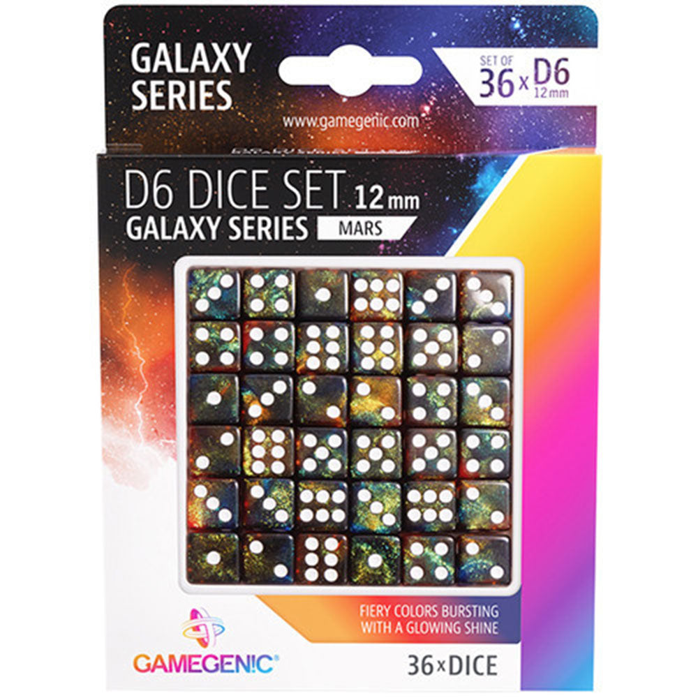 GameGenic Galaxy Series D6 Zestaw 12 mm (36 pC)