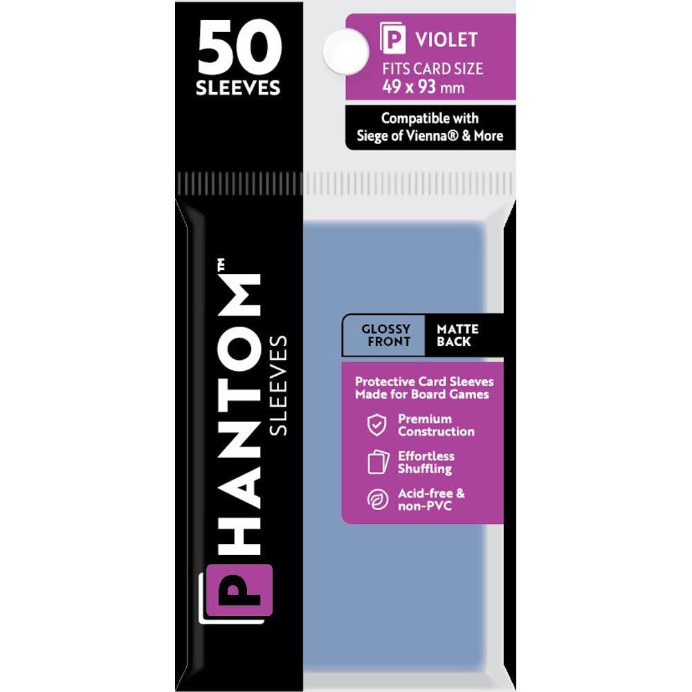 Violet Phantom Sheeves 50 stcs (49x93mm)