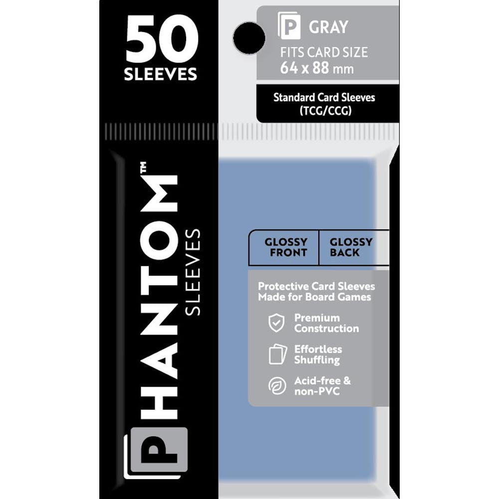 Manches fantômes gris 50pcs (64x88 mm)