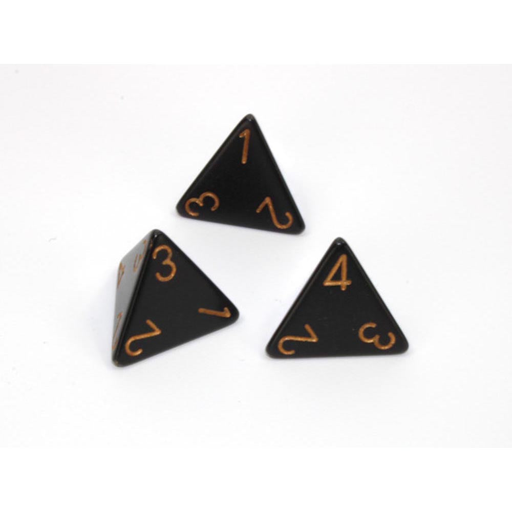 Chessex uigennemsigtig D4 polyhedral terninger