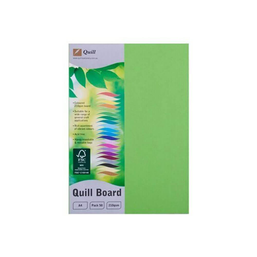 Quill Cardboard A4 (50 pk)