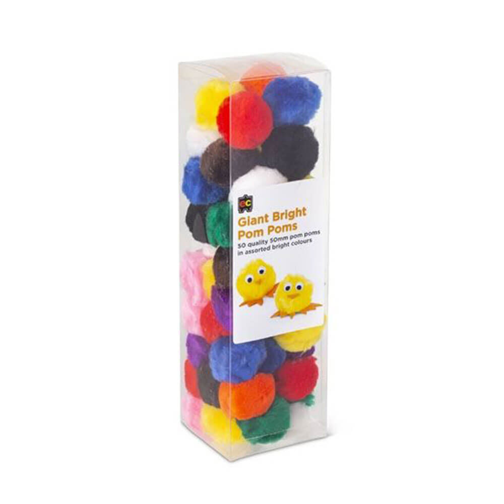 EC Pom Poms 50mm (50pk)