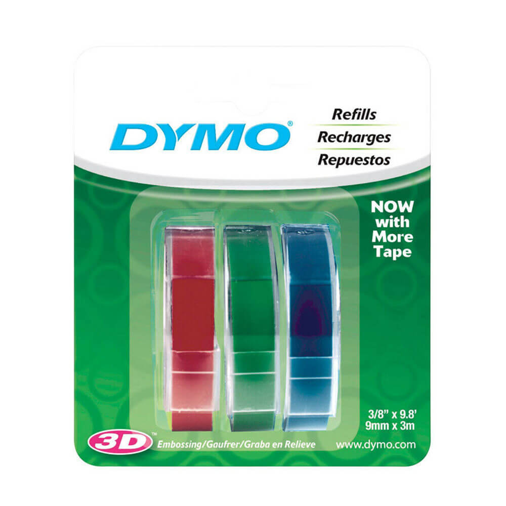 Etykieta taśmowego Dymo Expossing 9mmx3m (3pk)