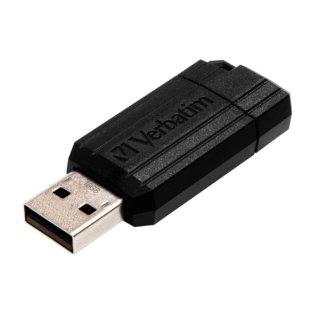 Verbatim Store'n'go 'Pinstripe USB Drive（黒）