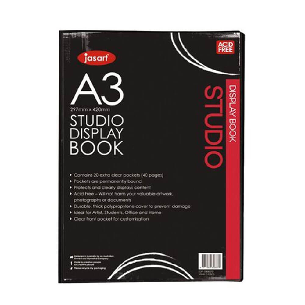 Jasart Display Book Black (20 stron)