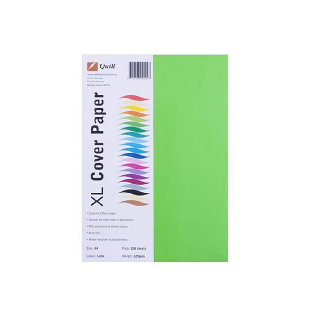 Papier de couverture de quill A4 125gsm (250pk)