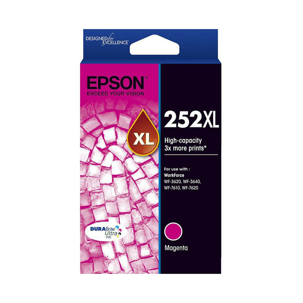 Cartucho de jato de tinta de alta capacidade Epson 252xl