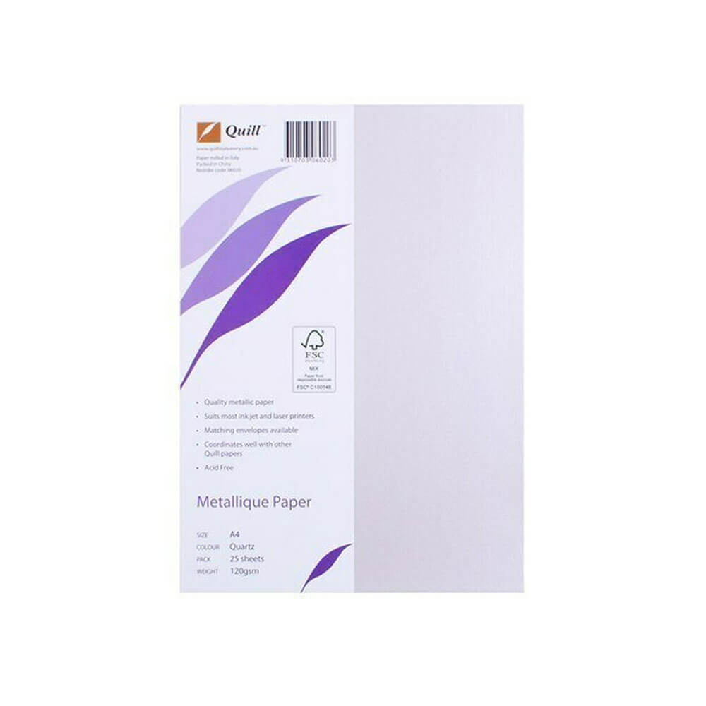 Papel Metallique de Quill A4 (25pk)