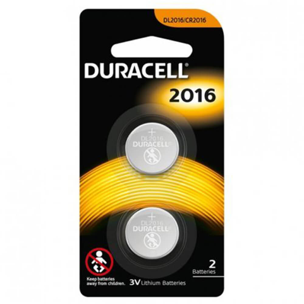 Batteries de bouton de lithium Duracell (2pk)