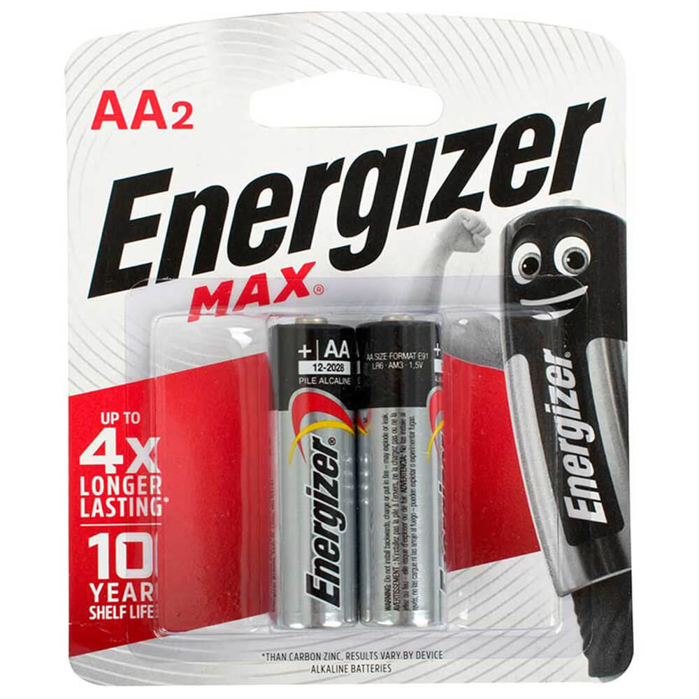 Energizer Alkaline Batteries (2PK)