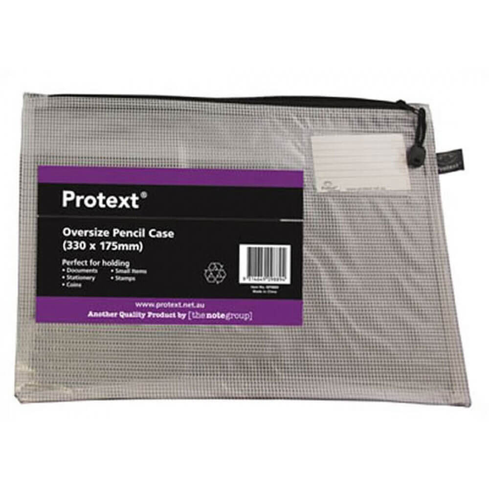 Protext Zippered Mesh Pouch med Noter Holder