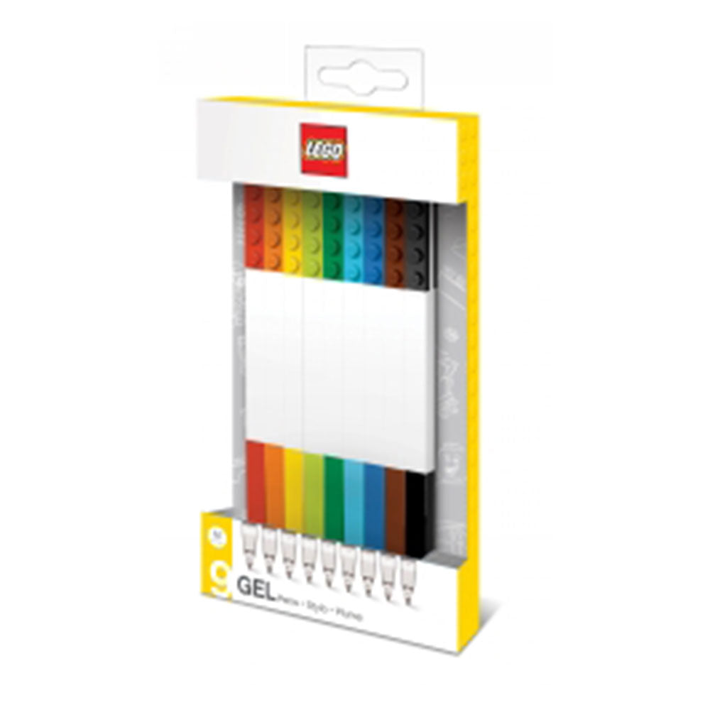 LEGO -gelpen met bouwbare bakstenen (wit)