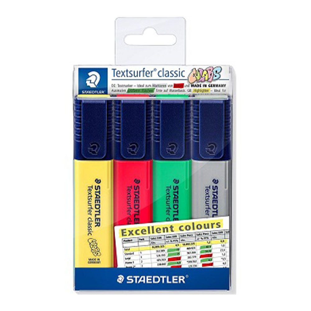  Staedtler Textsurfer Classic Textmarker 4St