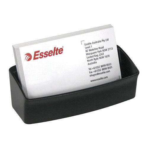 Esselte Nouveau Business Card Holder (Black)