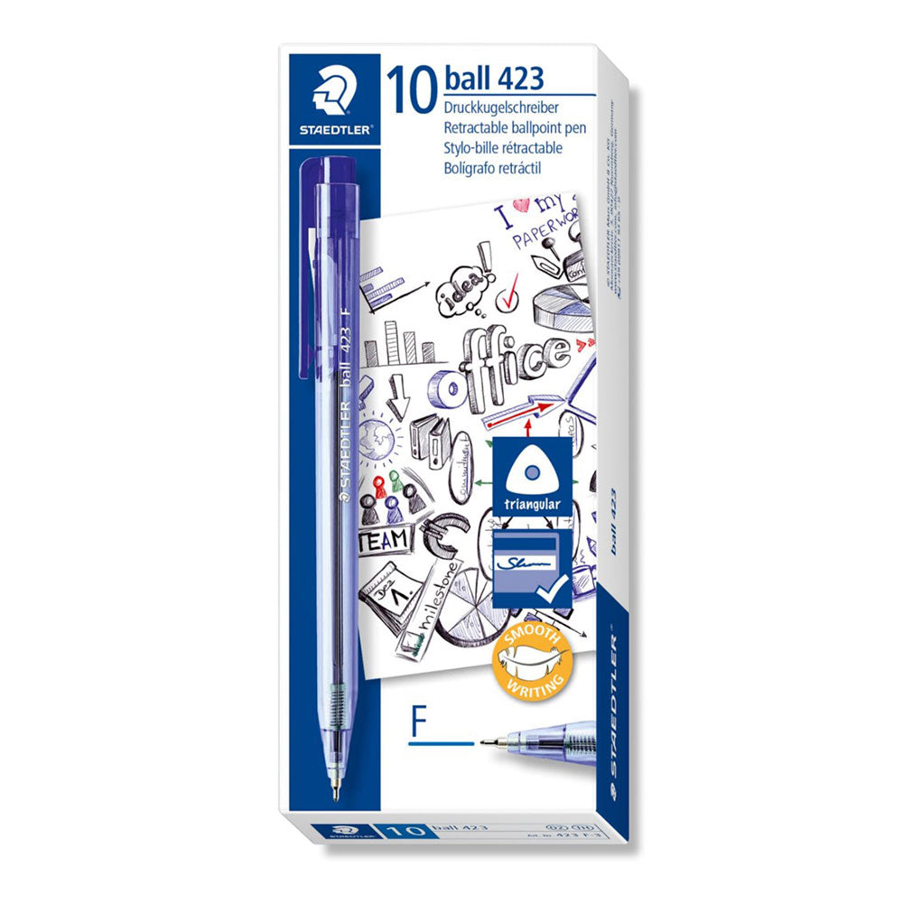 Staedtler 423 Fijne balpen (doos van 10)