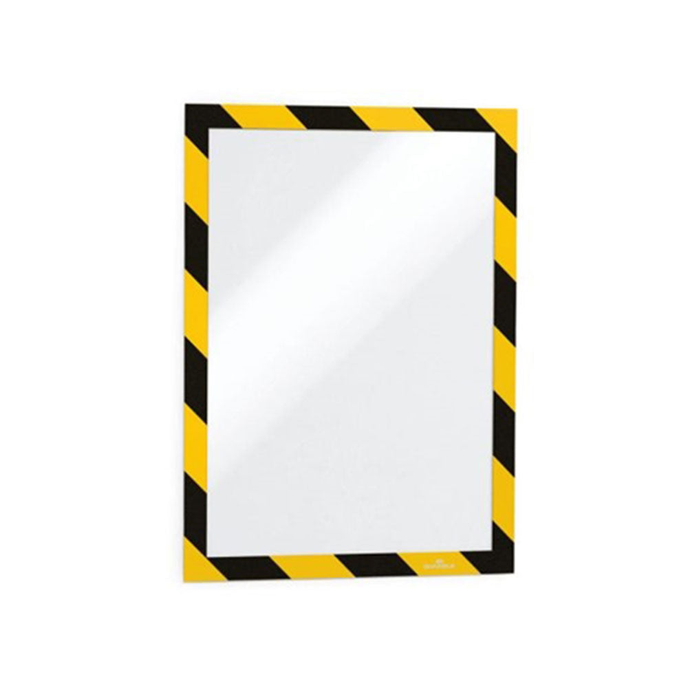 Duurzame A4 DuraFrame Security Safety Sign 2PCS