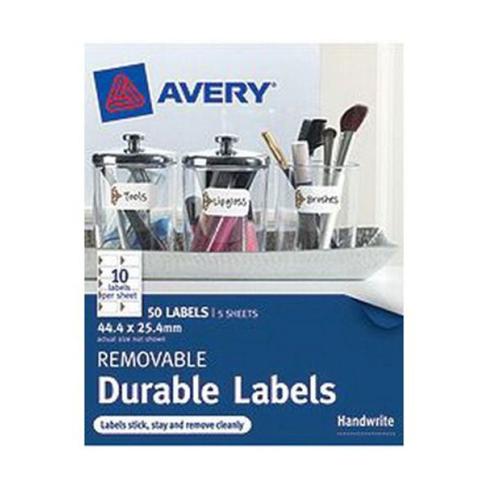 Avery Writable Organize Labels 50pcs (44x25mm)