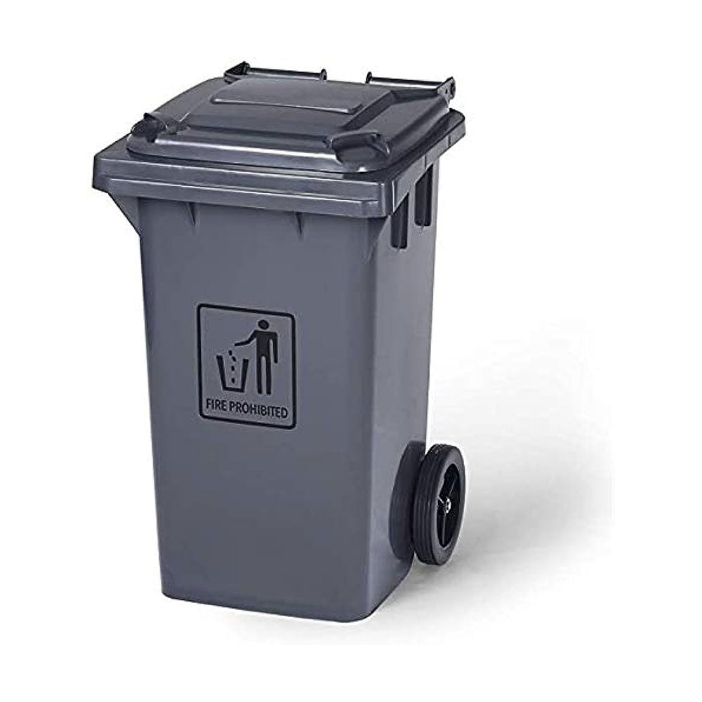 Cleanlink Heavy Duty Trolley Bin W/ Foot Pedal 240L