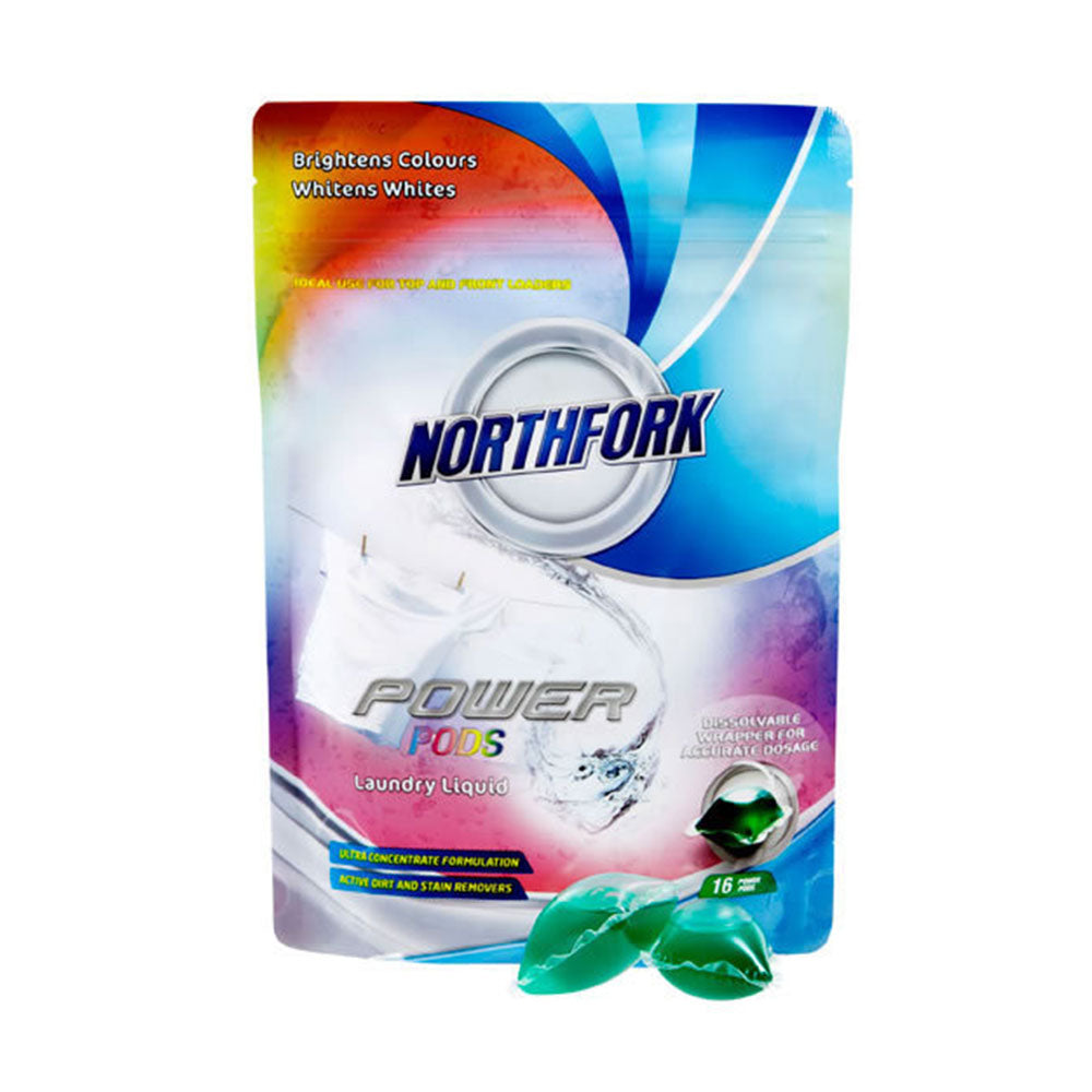 Northfork Laundry Washing Power Pack Pods 16pcs