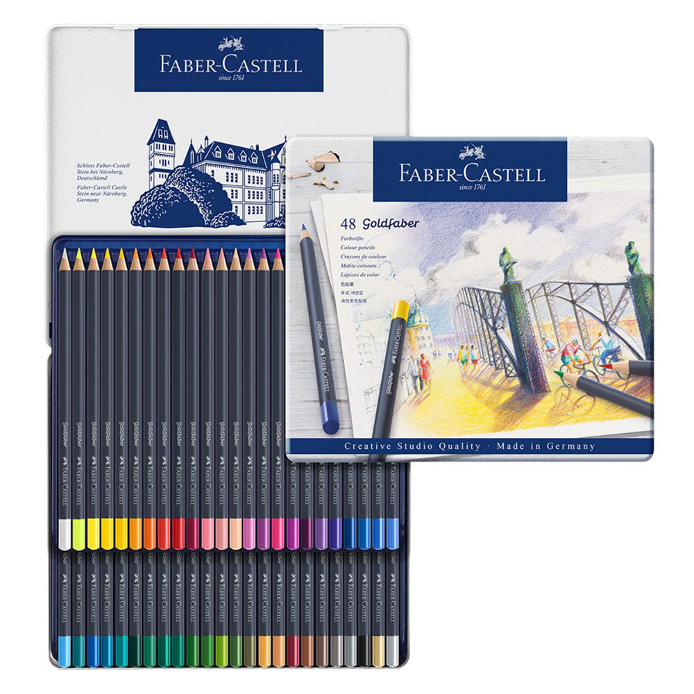 Faber-Castell Goldfaber Color Pencil en estaño