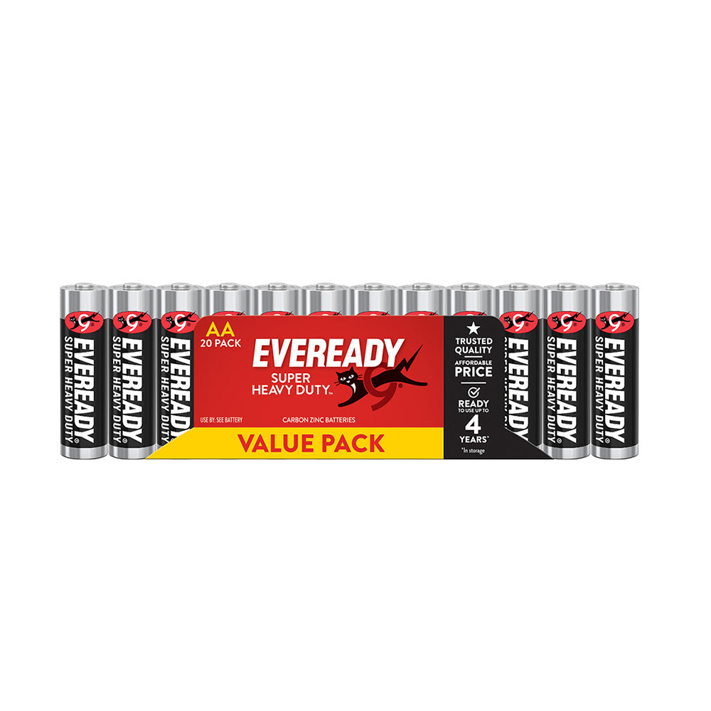 Eveready Super Heavy Duty Battery 20pcs (preto)