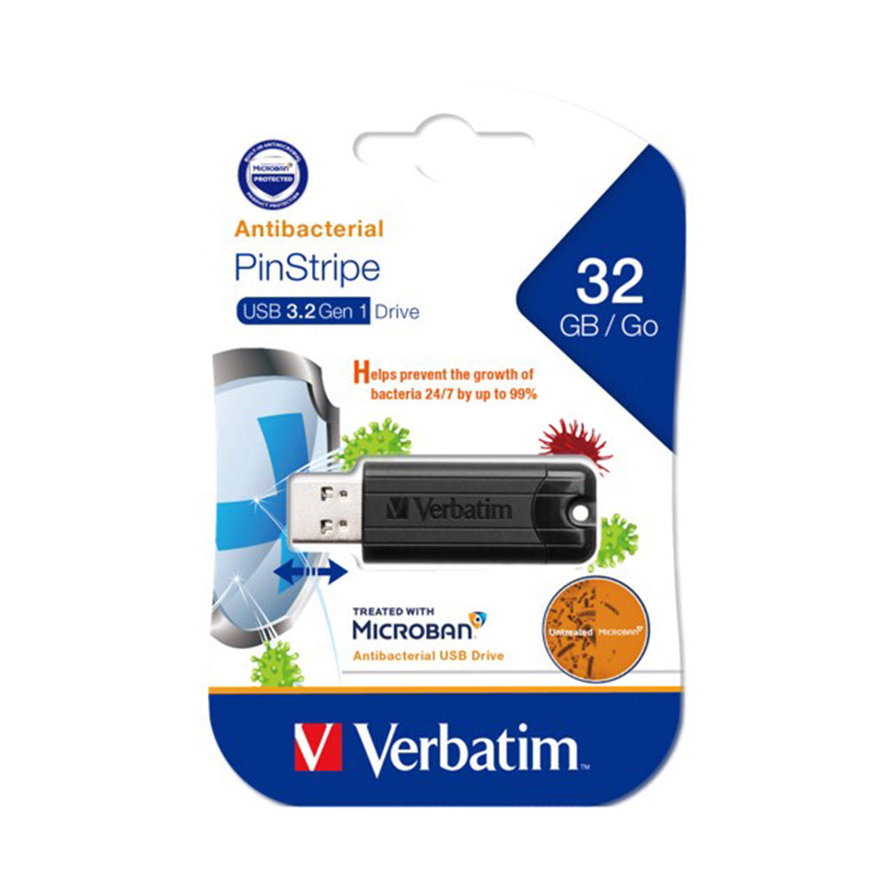 Verbatim Store n Go Microban 3.0 USB Drive (czarny)