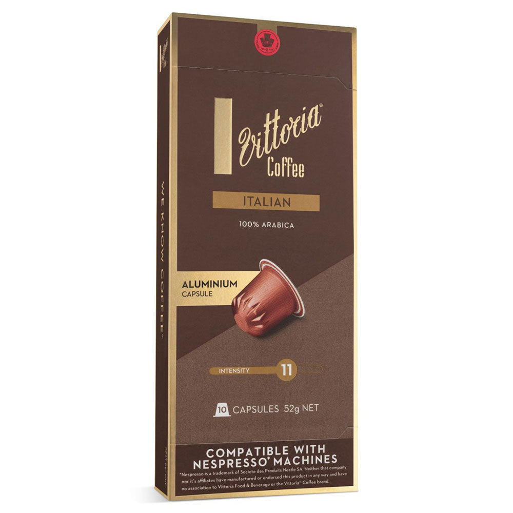 Vittoria Nespresso kompatible kaffekapsler 10'er