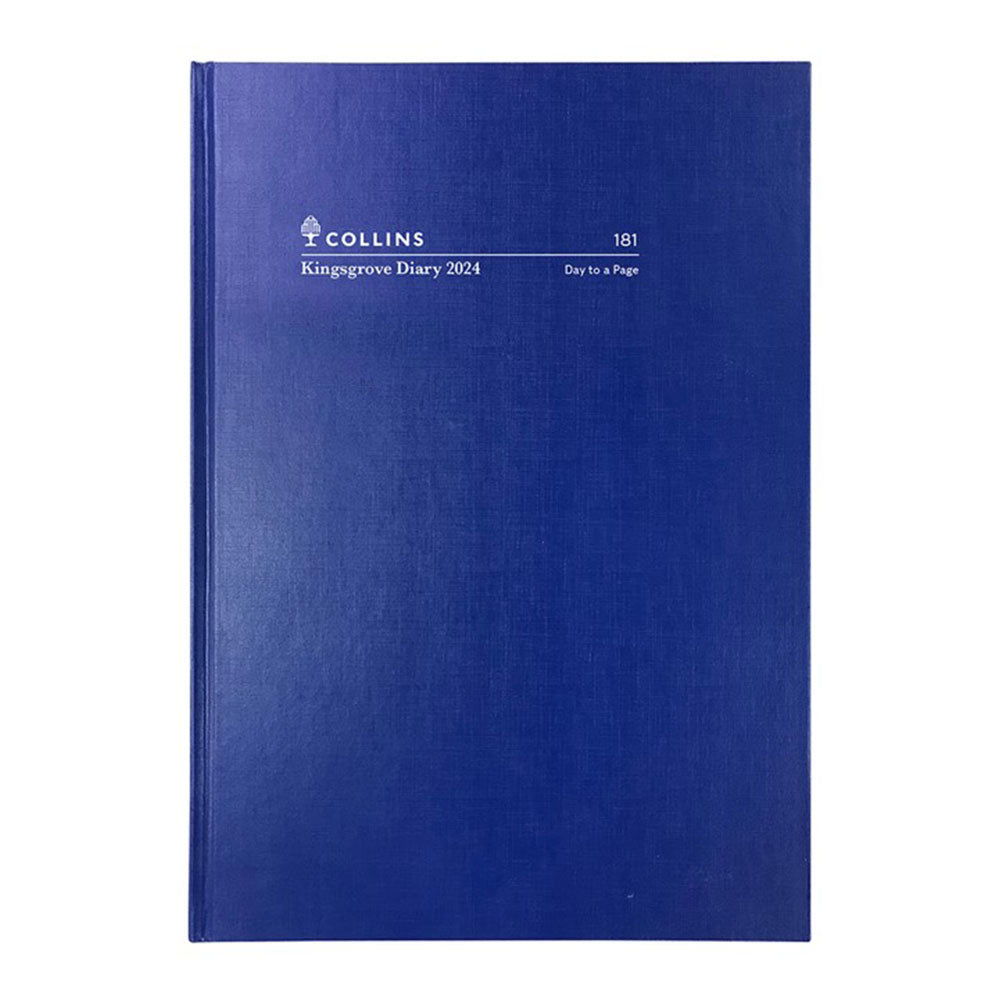 Collins Debden Kingsgrove A5 2024 Diary (niebieski)