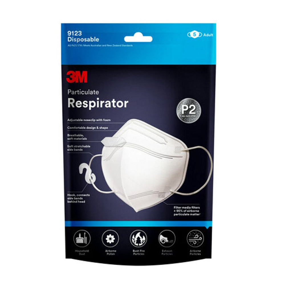 Máscara respiratoria desechable de partículas de 3M P2