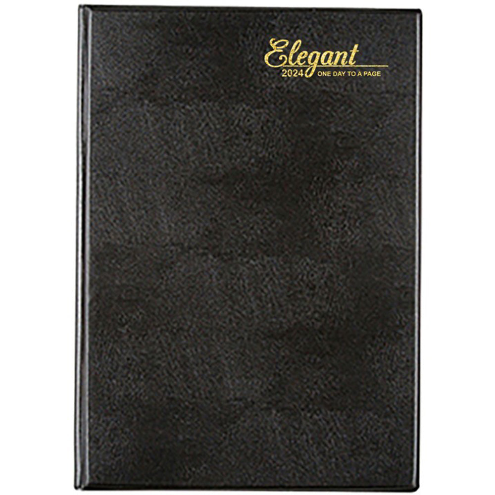 Cumberland Elegant A5 2024 Diary (negro)