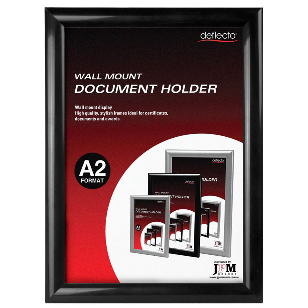 DEFLECTO WALL-MOUNTERAD DOKUMENT HOLDER (BLACK)