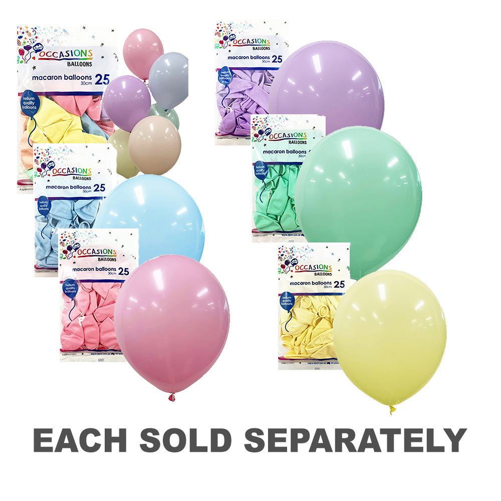 Alphen Macaron Pastel Balloons 30cm (25pcs)