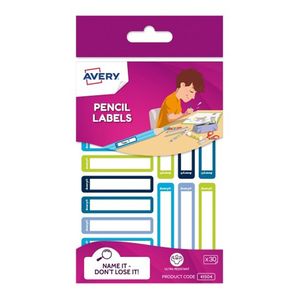 Avery Rectangle Pencil Label 30 stcs