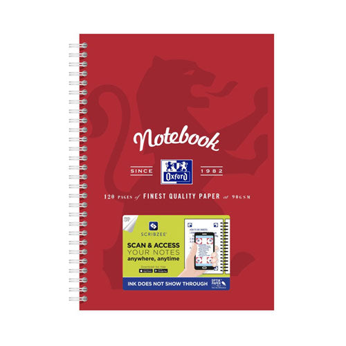 Oxford Scribzee Compatible B5 Notebook