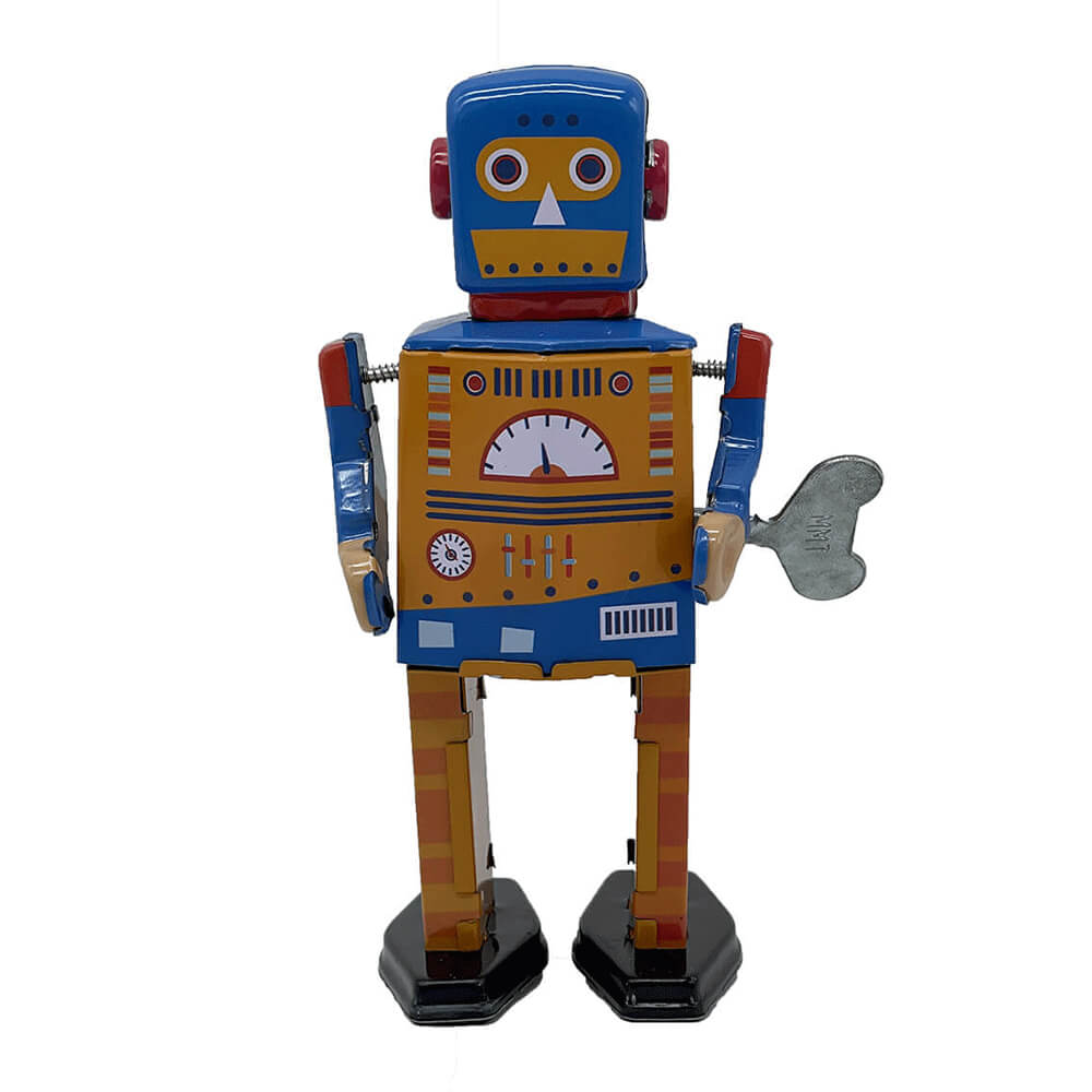 Herr & Mrs Tin Robot Toy 15cm