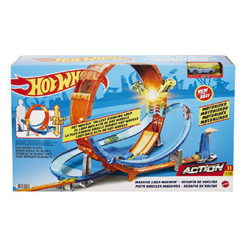 Hot Wheels Massive Loop Mayhem Track Set